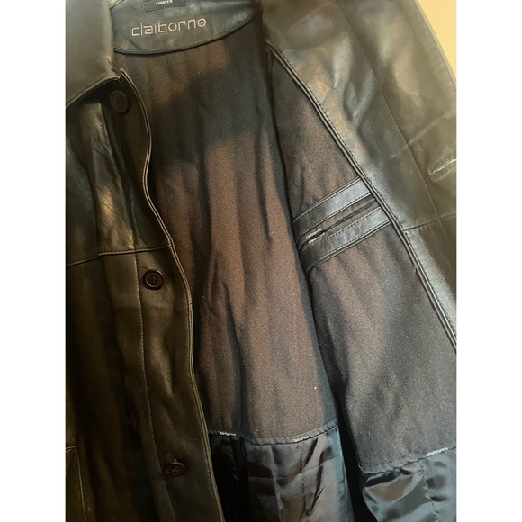 Men’s Long Leather Jacket - Picture 6 of 10